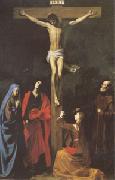 TOURNIER, Nicolas The Crucifixion with St.Vincent de Paul (mk05) oil painting picture wholesale